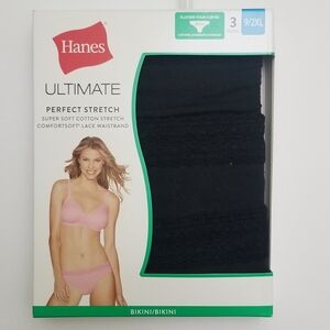 Womens Hanes Bikini Panties Size 2XL